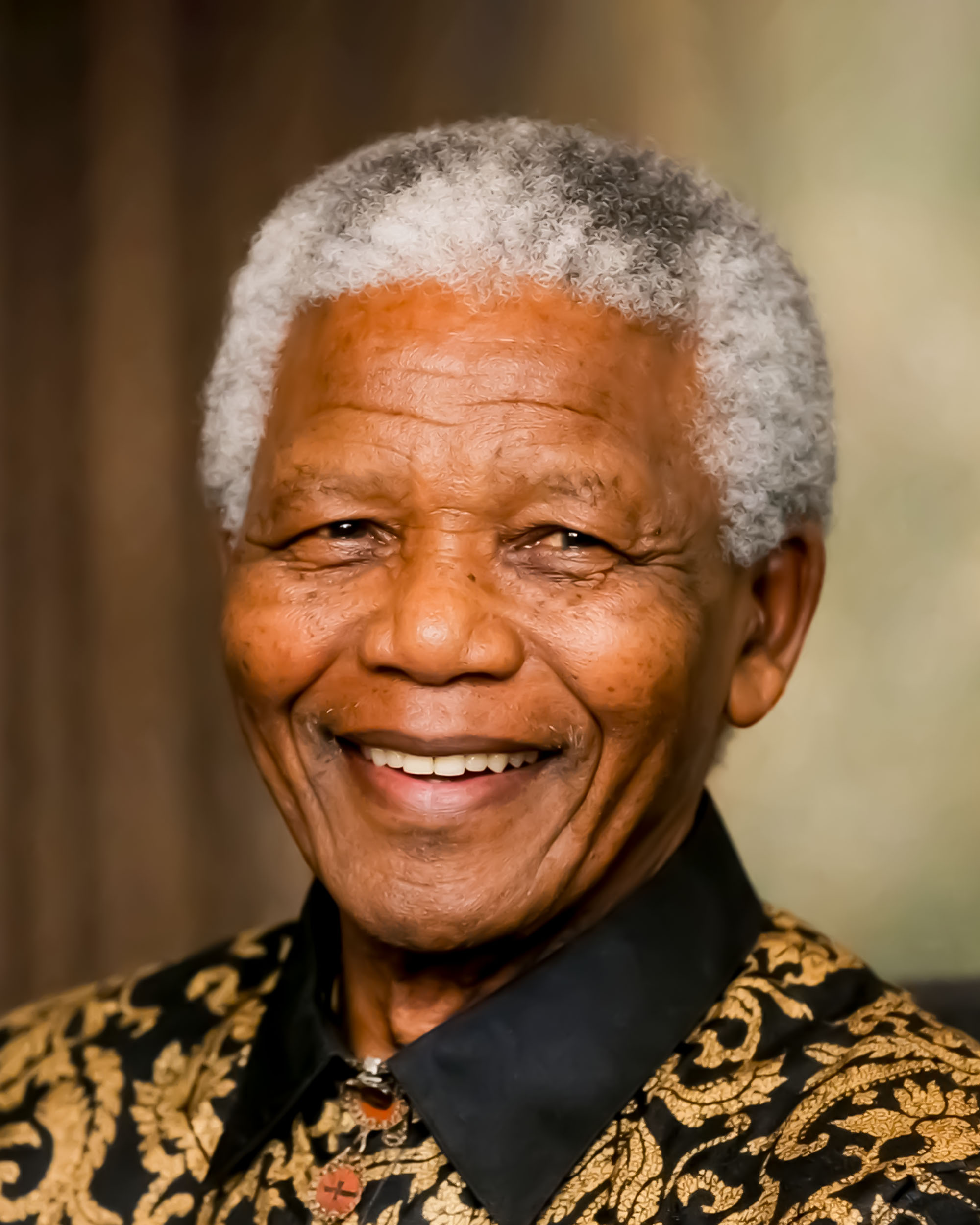 Portrait of Nelson Mandela