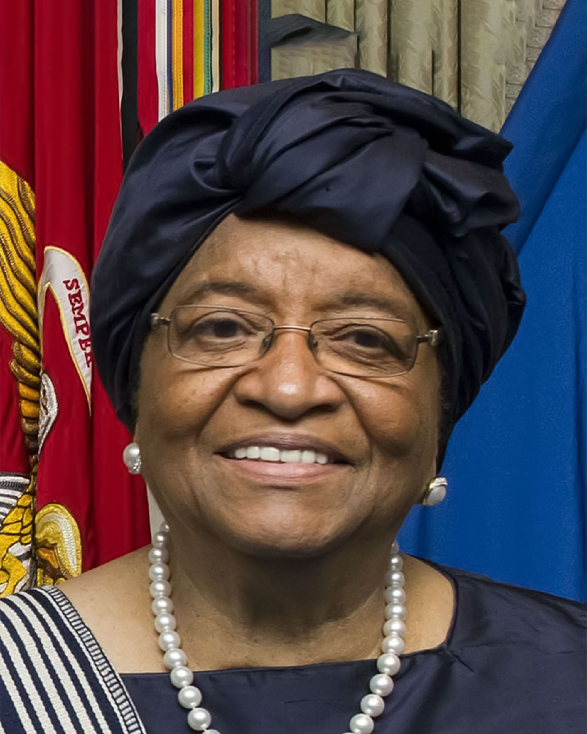 Portrait of Ellen Johnson Sirleaf